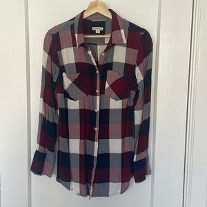 Merona Plaid Button Down